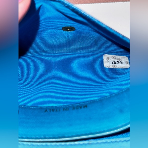 Rare Blue Chanel Timless Caviar Wallet - Picture 10 of 13